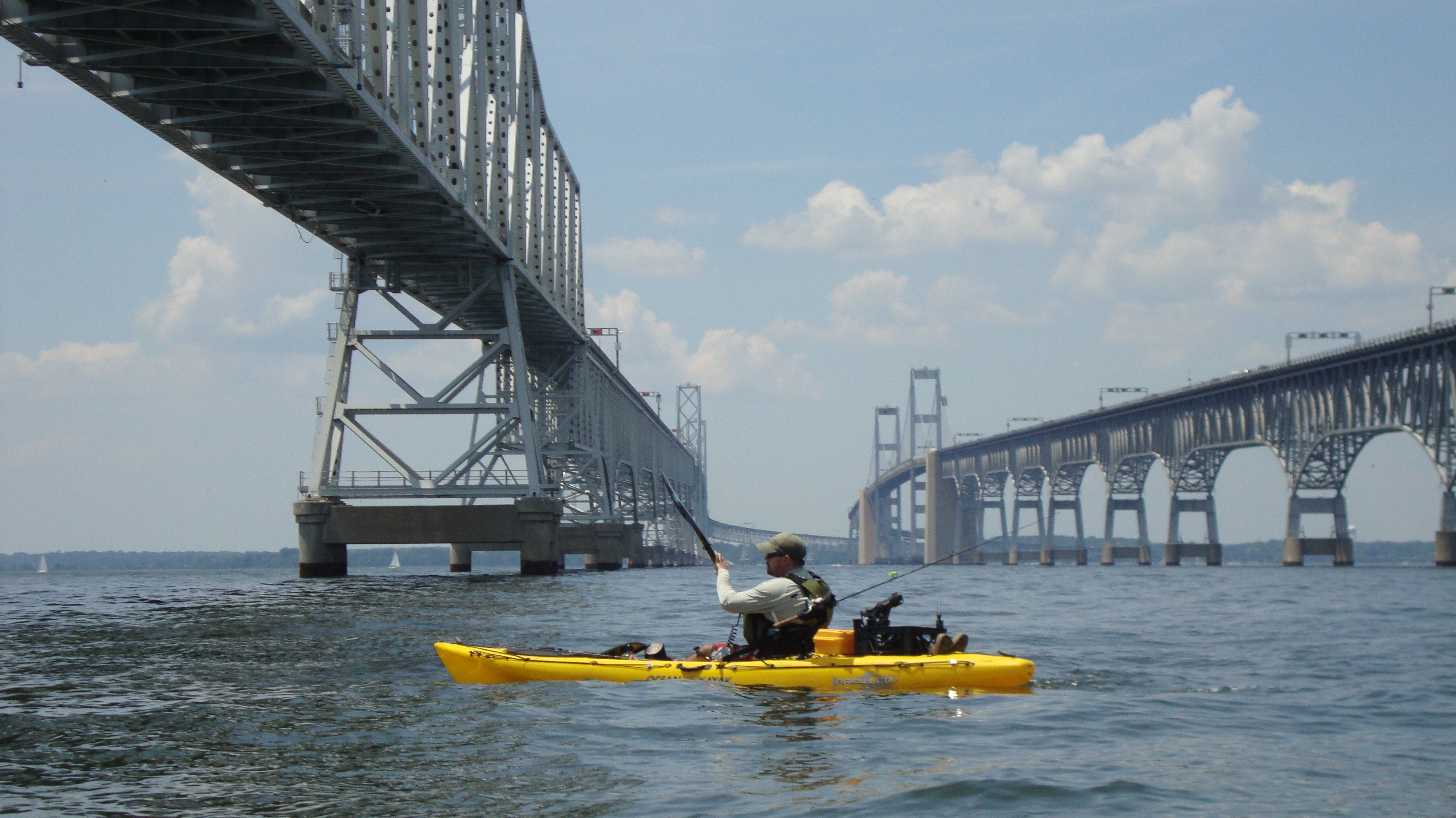jay brooks fishing: crossing the chesapeake bay on a kayak